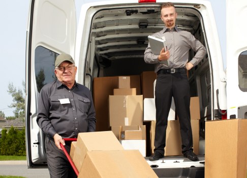 Van service for local moves in Hackney streets