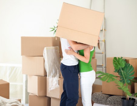 Local Hackney flat move with boxes and careful handling