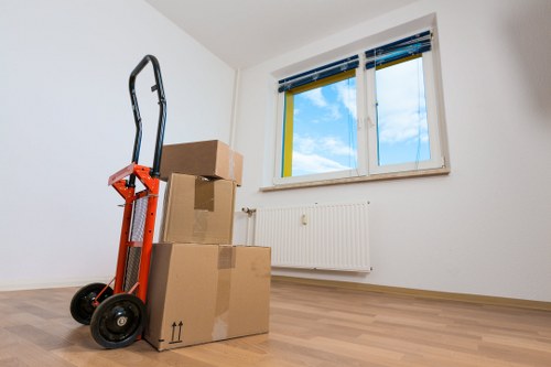 Commercial removals van service supporting a Hackney business move