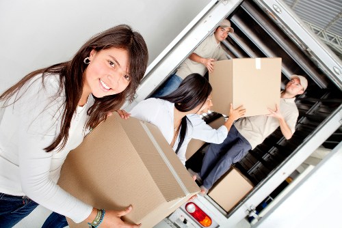 Commercial man and van support for Hackney business relocation