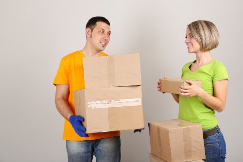 Packing and loading service for a Hackney home move